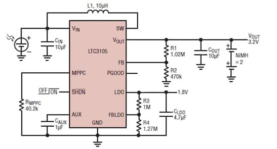 Linear Technology energy-harvester parts